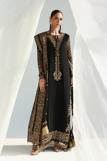 Qalamkar | Chiffon 26 | QCC-06 WALIYA - Formal Dress - available at Maria Faisal in UK and USA.