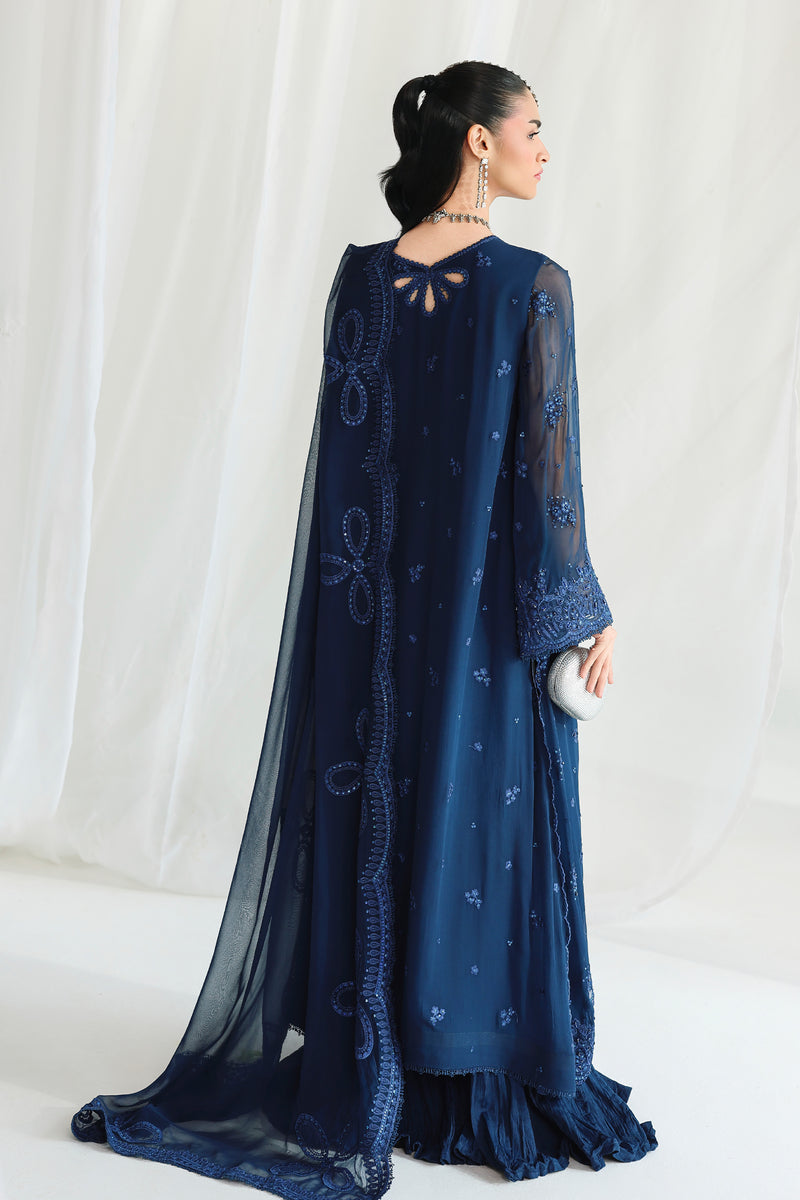 Qalamkar | Chiffon 26 | QCC-02 SHIREEN - Formal Dress - available at Maria Faisal in UK and USA.