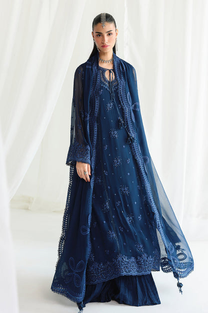 Qalamkar | Chiffon 26 | QCC-02 SHIREEN - Formal Dress - available at Maria Faisal in UK and USA.
