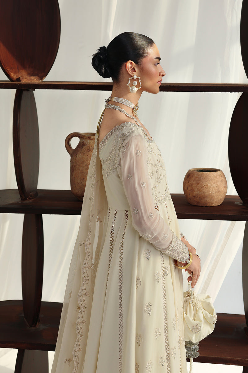 Qalamkar | Chiffon 26 | QCC-07 AMERA - Formal Dress - available at Maria Faisal in UK and USA.