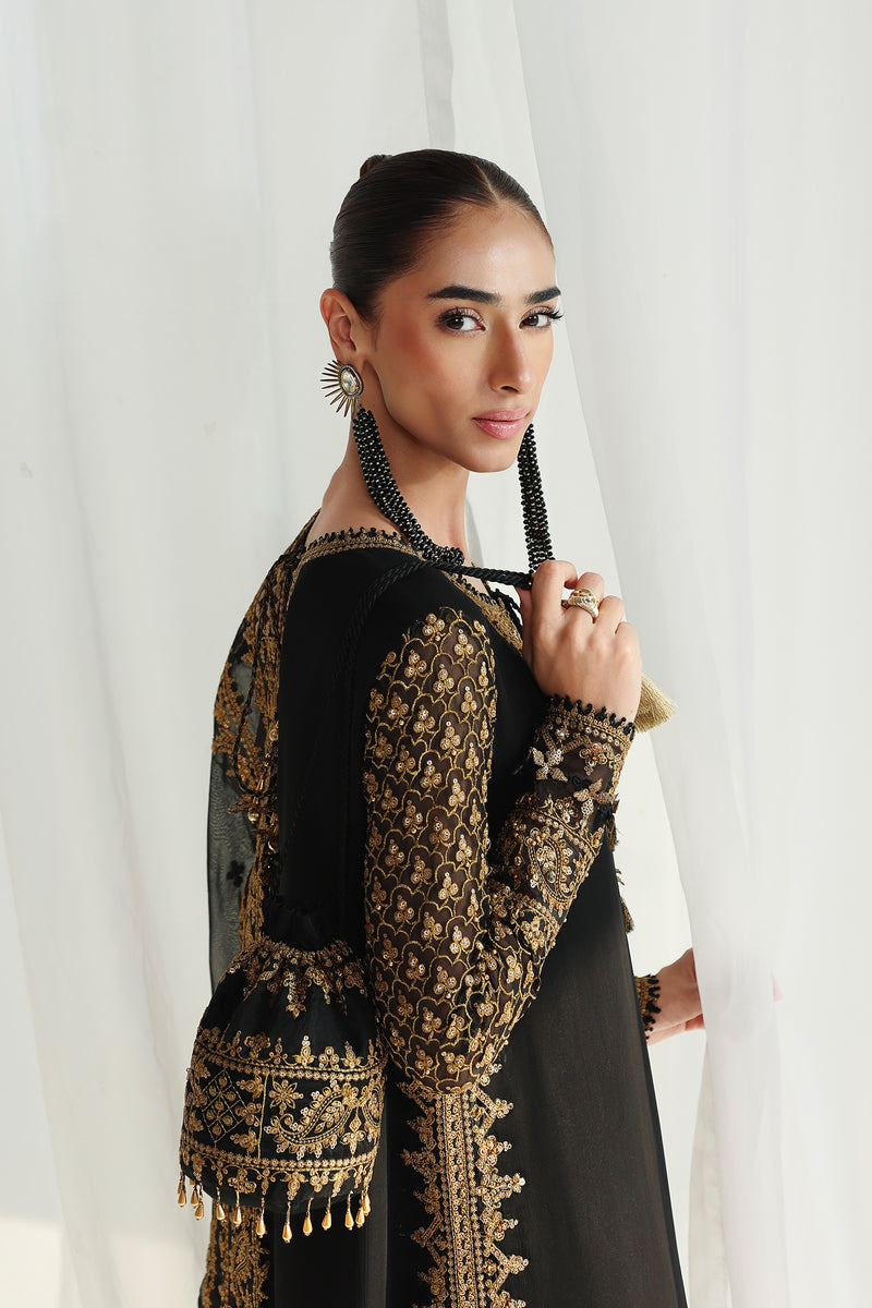 Qalamkar | Chiffon 26 | QCC-06 WALIYA - Formal Dress - available at Maria Faisal in UK and USA.