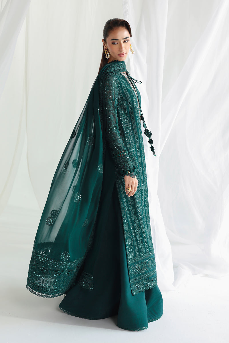 Qalamkar | Chiffon 26 | QCC-05 JANAAN - Formal Dress - available at Maria Faisal in UK and USA.