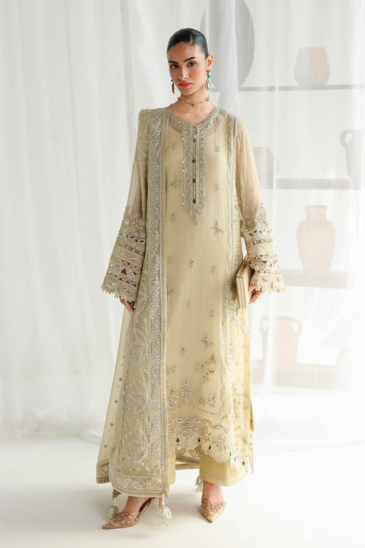 Qalamkar | Chiffon 26 | QCC-01 DEENA - Formal Dress - available at Maria Faisal in UK and USA.