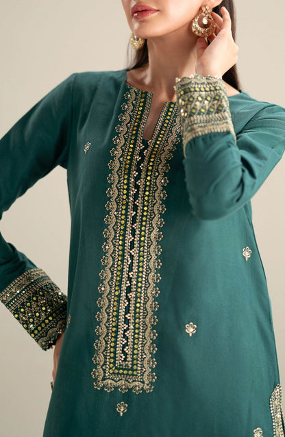 Maryum N Maria | Lagom Ready to Wear | IRIS - MS-24207 - Designer Dress with Intricate embroidery and embellishments. Shop elegent wedding dress at Maria Faisal.