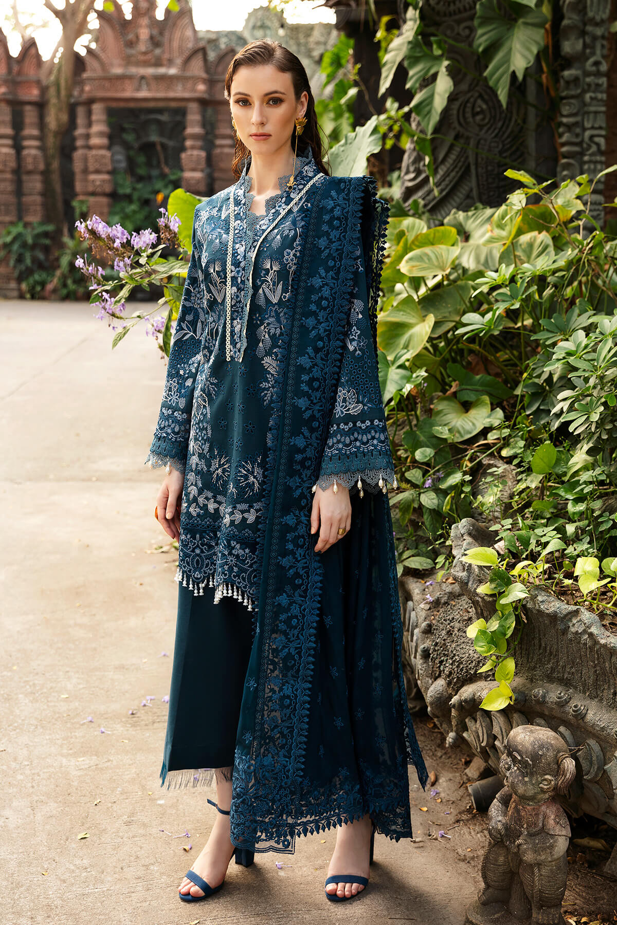 Imrozia Premium | Reve Luxury Lawn | S.L 58 Desiree - Ladies Clothes - Maria Faisal