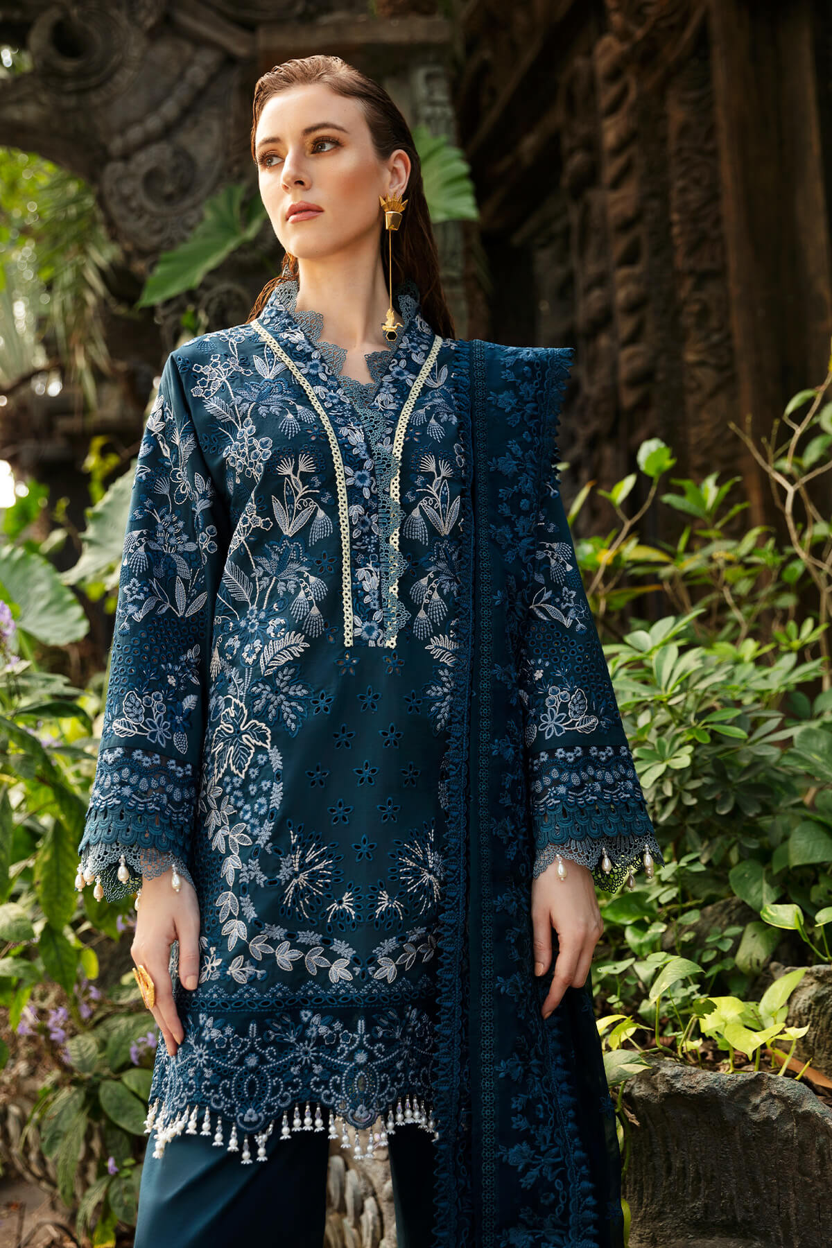 Imrozia Premium | Reve Luxury Lawn | S.L 58 Desiree - Ladies Clothes - Maria Faisal
