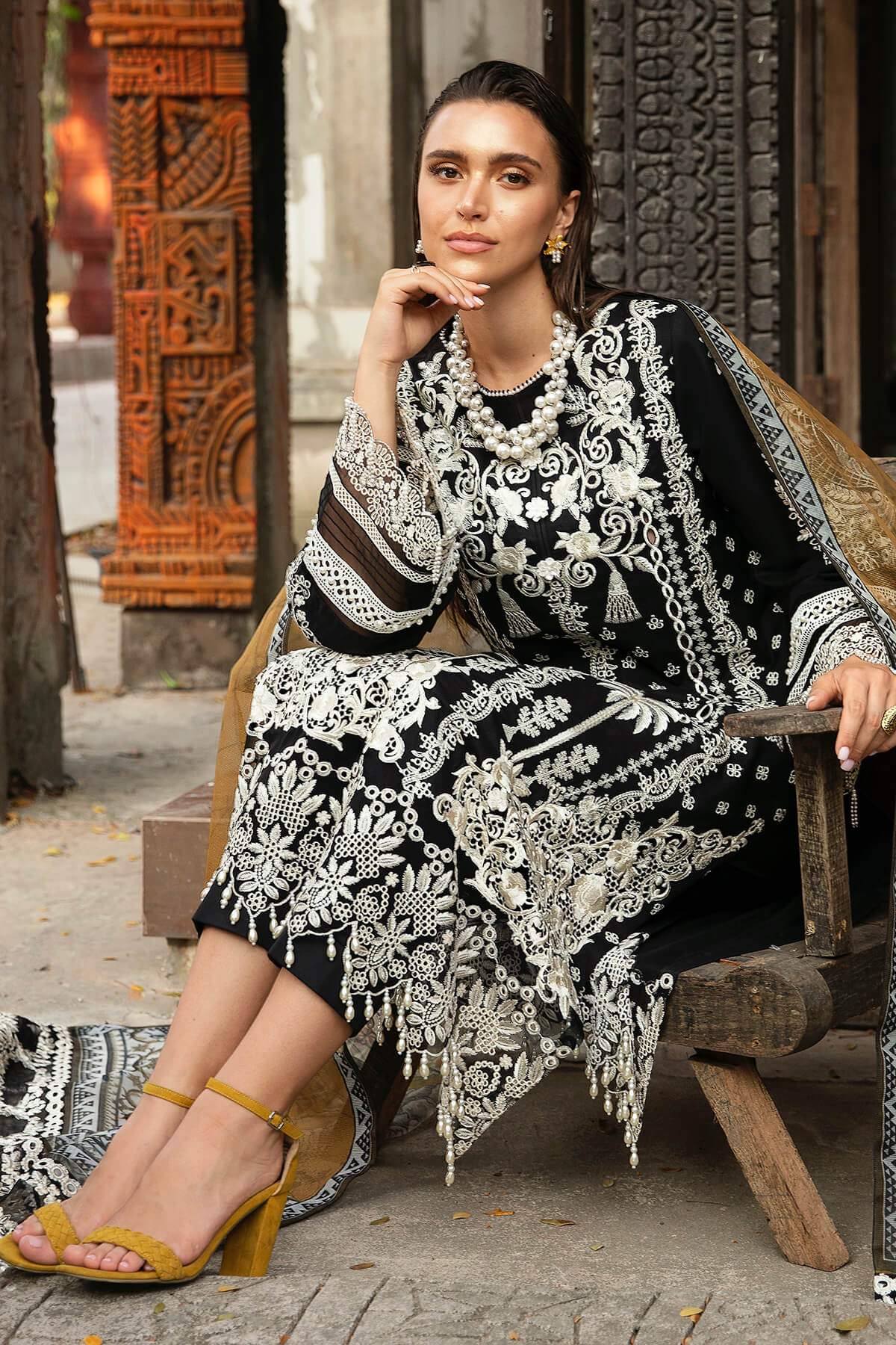 Imrozia Premium | Reve Luxury Lawn | S.L 63 Alma - Ladies Clothes - Maria Faisal