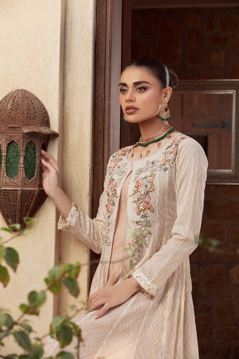 Panache | Pret | Ivory Buzz by Maria Faisal - Registered Vendor of : Panache By Mona - type : Ladies Clothes - 100% original wedding dresses
