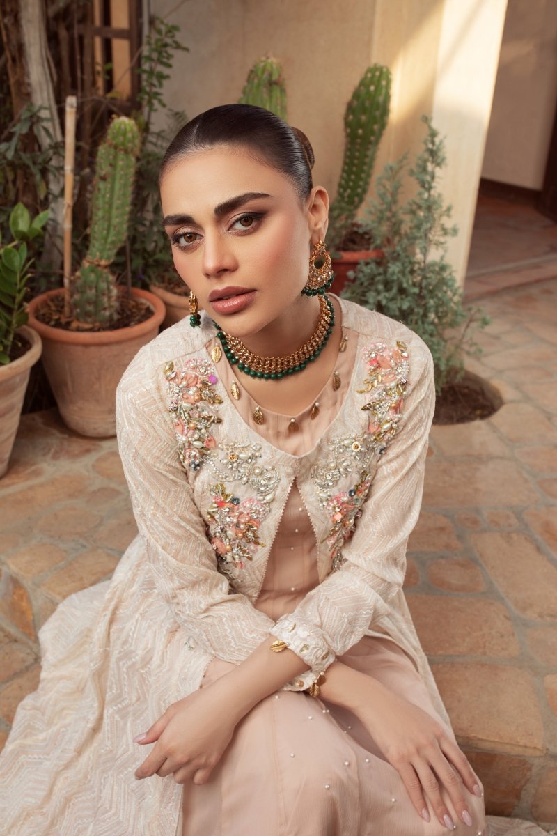 Panache | Pret | Ivory Buzz by Maria Faisal - Registered Vendor of : Panache By Mona - type : Ladies Clothes - 100% original wedding dresses