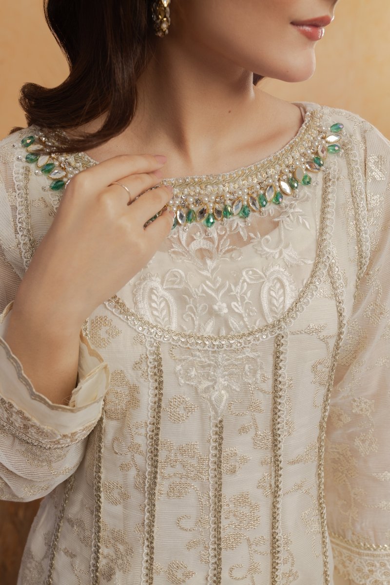 Panache | Pret | Ivory Forest by Maria Faisal - Registered Vendor of : Panache By Mona - type : Ladies Clothes - 100% original wedding dresses