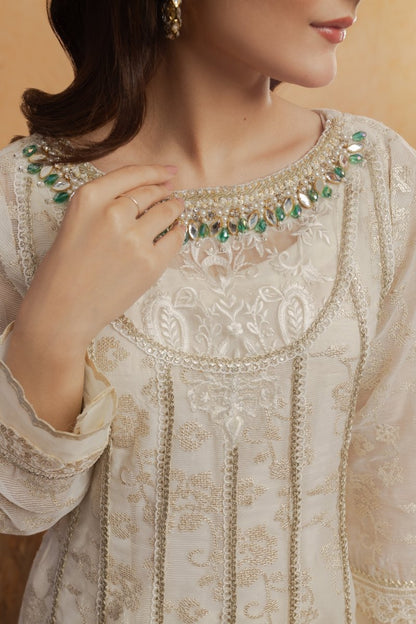 Panache | Pret | Ivory Forest by Maria Faisal - Registered Vendor of : Panache By Mona - type : Ladies Clothes - 100% original wedding dresses