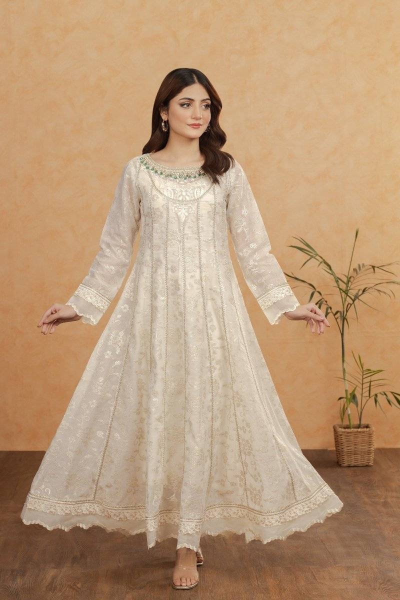 Panache | Pret | Ivory Forest by Maria Faisal - Registered Vendor of : Panache By Mona - type : Ladies Clothes - 100% original wedding dresses
