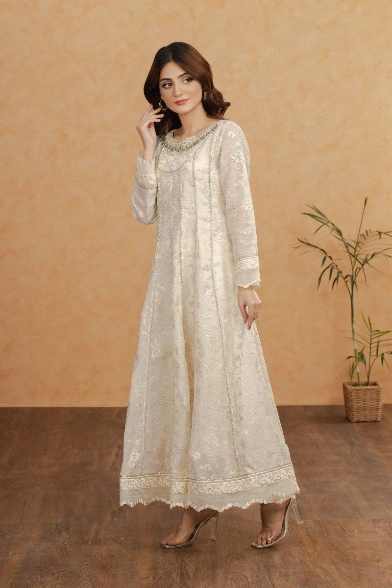 Panache | Pret | Ivory Forest by Maria Faisal - Registered Vendor of : Panache By Mona - type : Ladies Clothes - 100% original wedding dresses