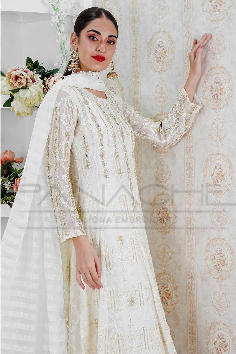 Panache | Pret | Ivory Vogue by Maria Faisal - Registered Vendor of : Panache By Mona - type : Ladies Clothes - 100% original wedding dresses