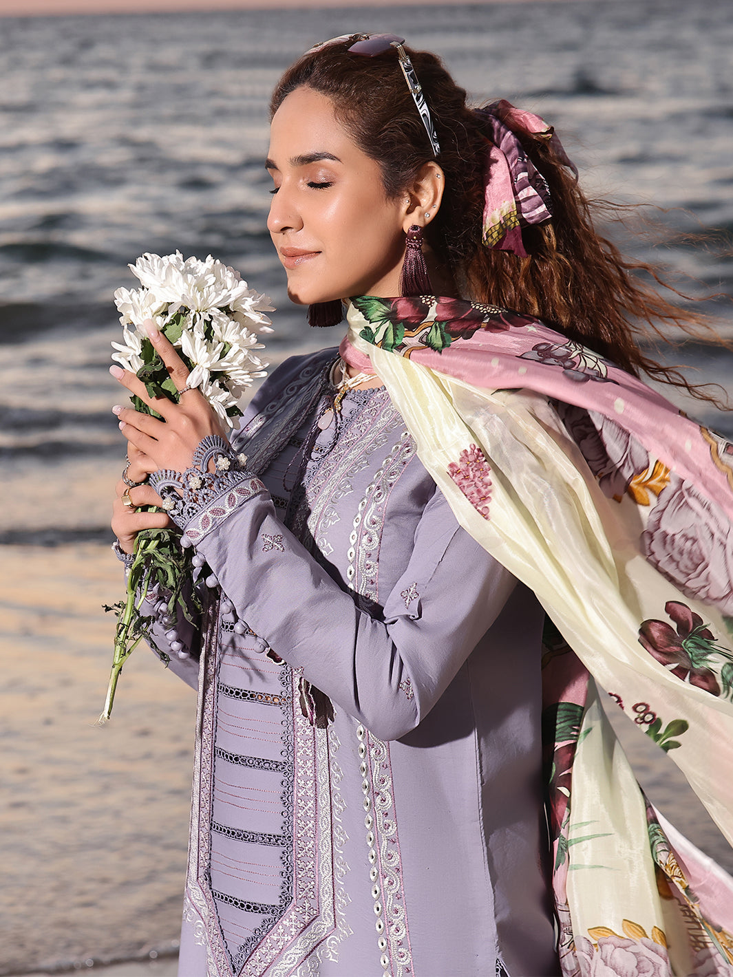 Izel | Saahil Signature Lawn 24 | VANYA - Maria Faisal