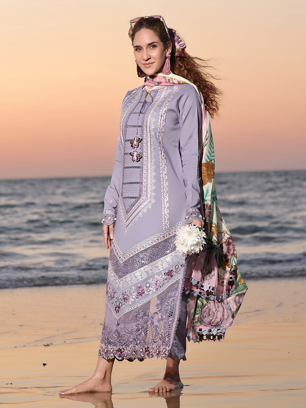 Izel | Saahil Signature Lawn 24 | VANYA - Maria Faisal