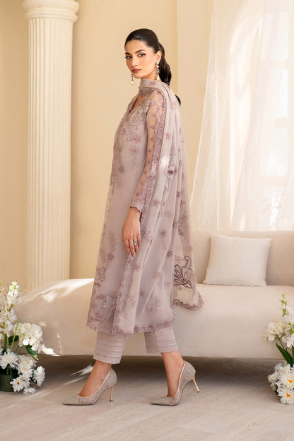 Iznik | Festive Formal | UE - 437 Embroidered Pure Organza - is Lilac dress from Iznik - Ladies Clothes - Maria Faisal