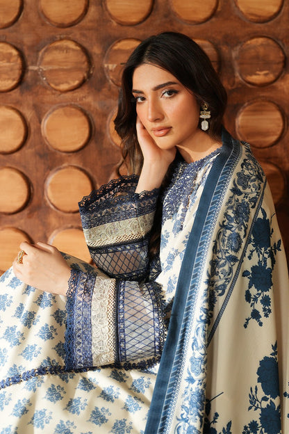 Iznik | Winter 25 | IPF - 07 - is Ivory dress from Iznik - Ladies Clothes - Maria Faisal