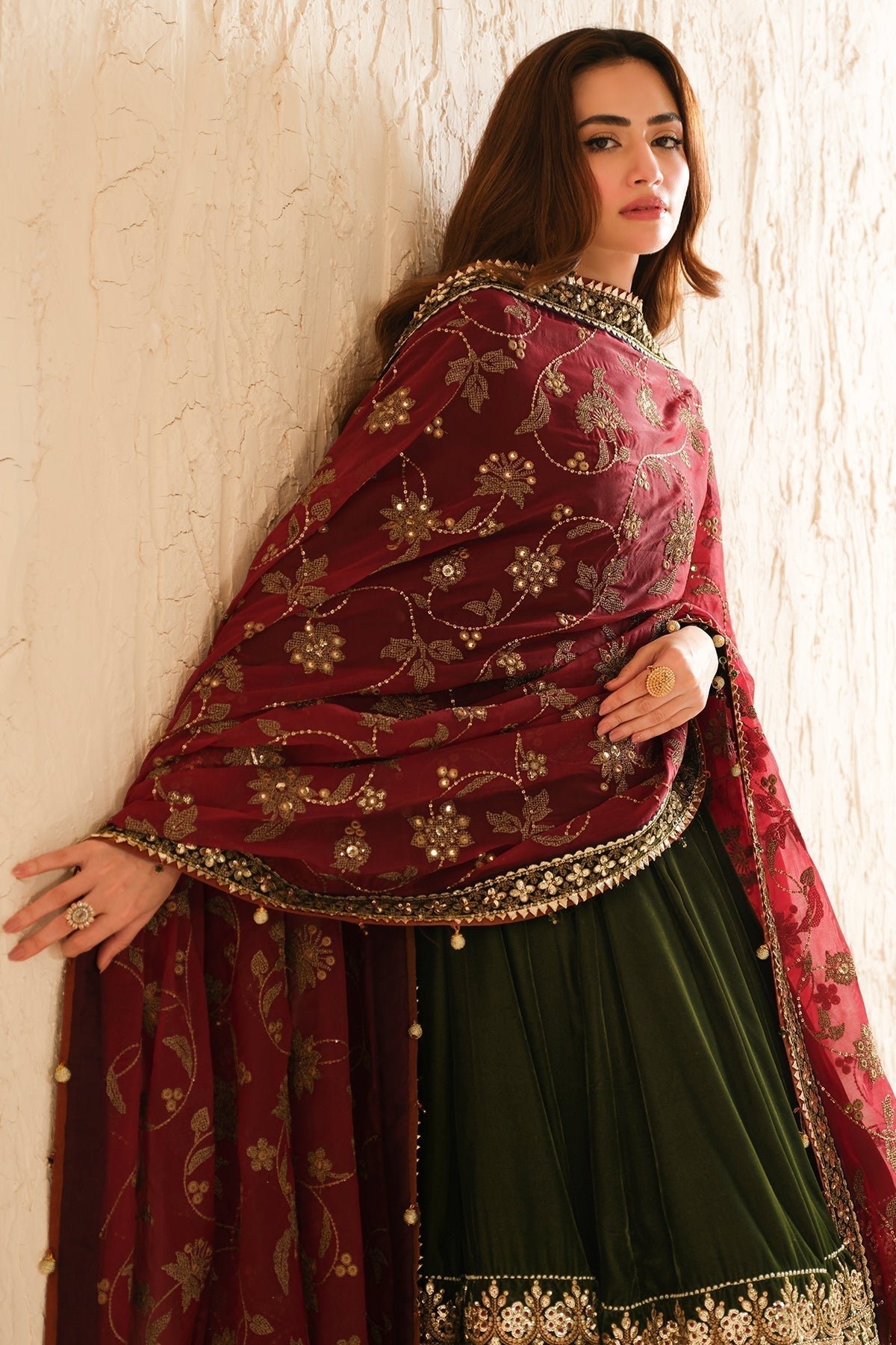 Jazmin | Velvet Edit 24 | Velvet Formal VF-2036 - Ladies Clothes - Maria Faisal