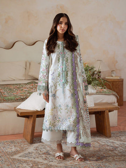 Jade | Cambric 25 | URBANE CAMBRIC PRINTS 2025 L - is Skin dress from Jade - Ladies Clothes - Maria Faisal