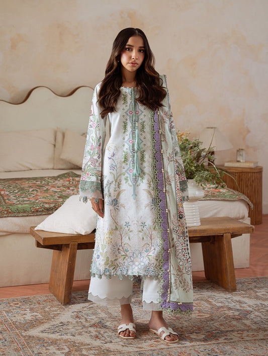 Jade | Cambric 25 | URBANE CAMBRIC PRINTS 2025 L - is Skin dress from Jade - Ladies Clothes - Maria Faisal