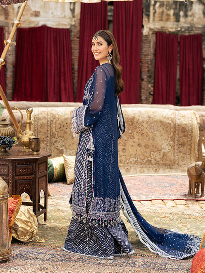Jade | Dastaan Wedding Formals 25 | 2DASTAAN 2025 - is Blue dress from Jade - Ladies Clothes - Maria Faisal