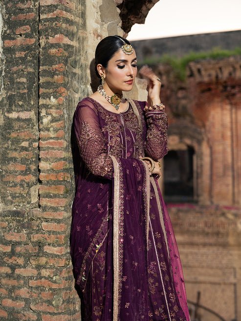 Jade | Dastaan Wedding Formals 25 | 3DASTAAN 2025 - is Magenta dress from Jade - Ladies Clothes - Maria Faisal