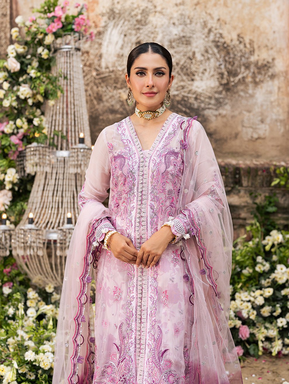 Jade | Dastaan Wedding Formals 25 | 4DASTAAN 2025 - is Lilac dress from Jade - Ladies Clothes - Maria Faisal
