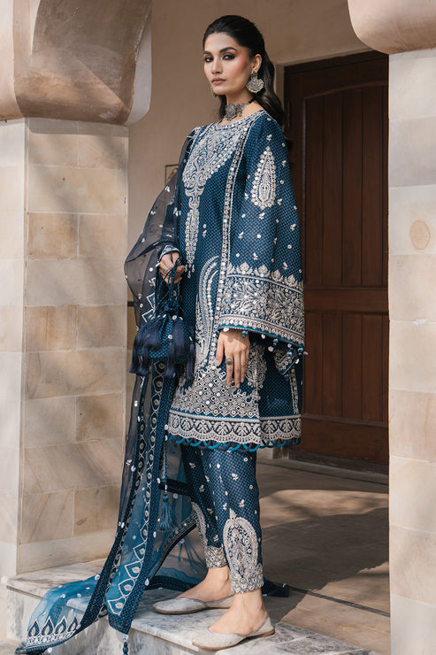 Jazmin | Shahkaar Luxury Lawn 24 | SL24-D5 - Maria Faisal.