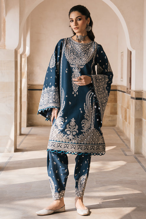 Jazmin | Shahkaar Luxury Lawn 24 | SL24-D5 - Maria Faisal.