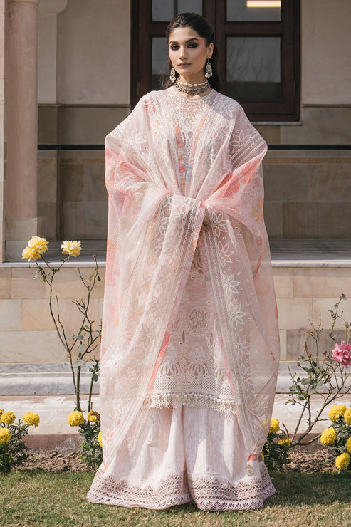 Jazmin | Shahkaar Luxury Lawn 24 | SL24-D8 - Maria Faisal.