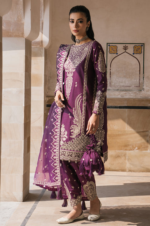 Jazmin | Shahkaar Luxury Lawn 24 | SL24-D6 - Maria Faisal.