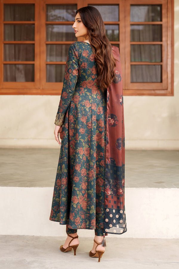 Jazmin | Winter 25 | RTW - 1227 J - is Regal Blue dress from Jazmin - Ladies Clothes - Maria Faisal