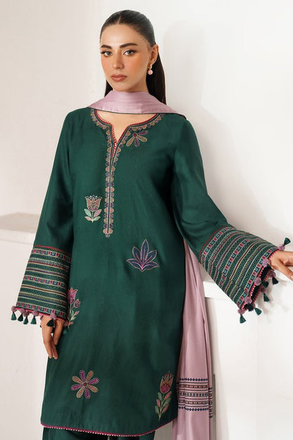 Jazmin | Winter 25 | RTW - 1248 E - is Green dress from Jazmin - Ladies Clothes - Maria Faisal