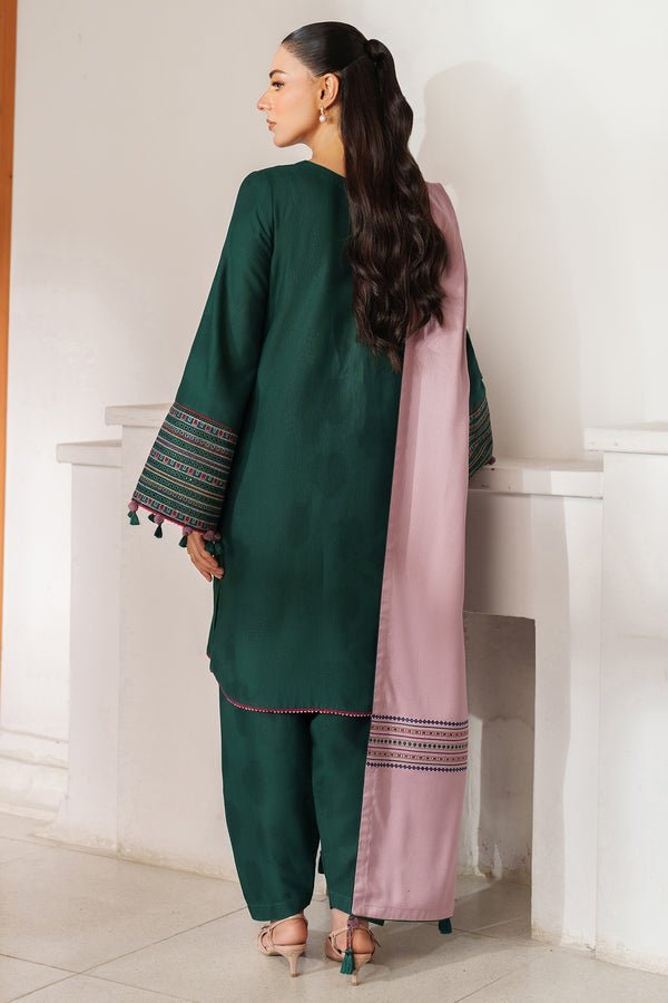 Jazmin | Winter 25 | RTW - 1248 E - is Green dress from Jazmin - Ladies Clothes - Maria Faisal