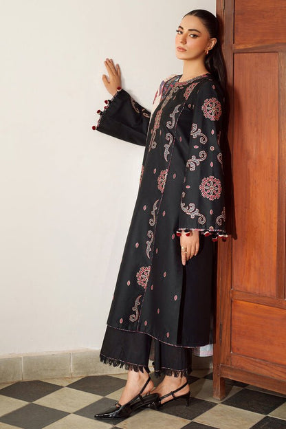 Jazmin | Winter 25 | UW - 0152 D - is Black dress from Jazmin - Ladies Clothes - Maria Faisal