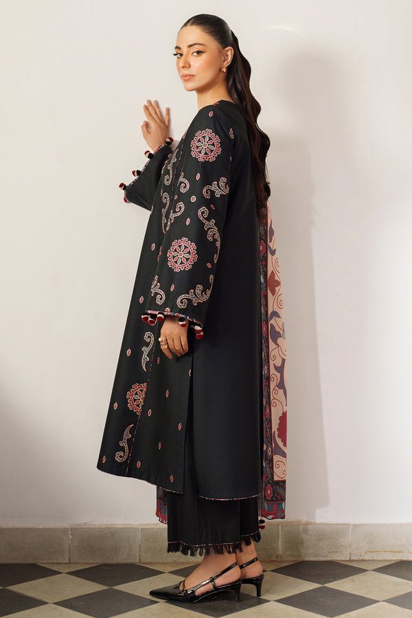 Jazmin | Winter 25 | UW - 0152 D - is Black dress from Jazmin - Ladies Clothes - Maria Faisal