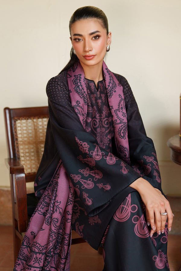 Jazmin | Winter 25 | UW - 0182 L - is Blue dress from Jazmin - Ladies Clothes - Maria Faisal