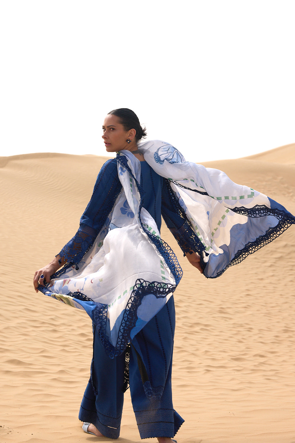 Saira Rizwan | Luxury Lawn 26 | NEA-SRL26-01 - Dress - available at Maria Faisal in UK and USA.