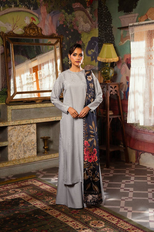 Saira Rizwan | Dahini Silk Pret | SWAN - SRLP04-25 by Maria Faisal - Registered Vendor of : Saira Rizwan - type : Ladies Clothes - 100% original wedding dresses