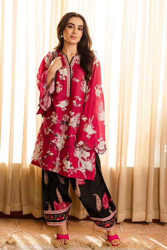 Vanya | Co Ords | CO-78 - Casual Dress - available at Maria Faisal in UK and USA.