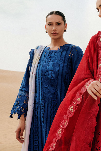 Saira Rizwan | Luxury Lawn 26 | NEA-SRL26-01 - Dress - available at Maria Faisal in UK and USA.