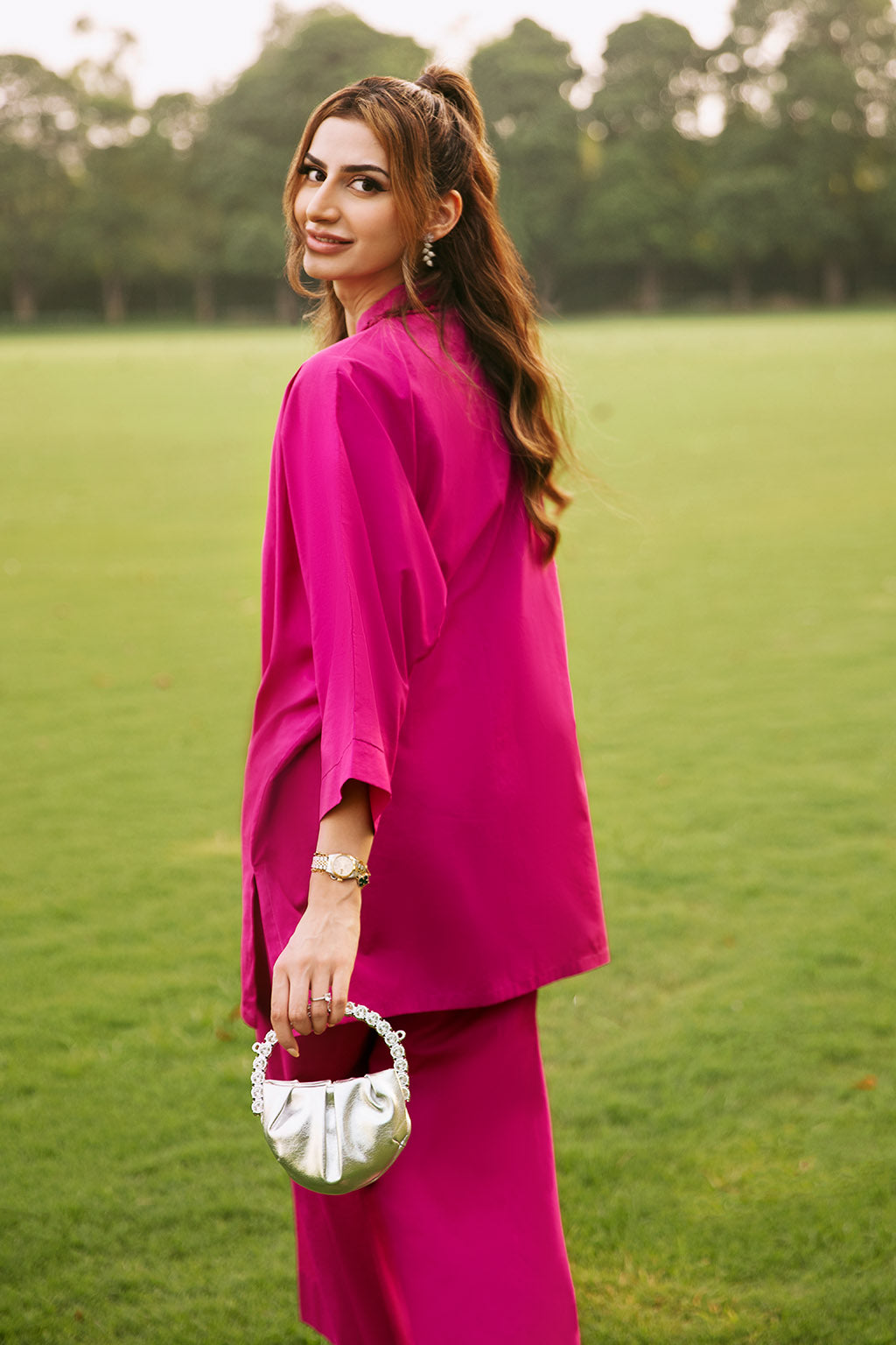 Vanya | Co Ords | CO-53 - Casual Dress - available at Maria Faisal in UK and USA.