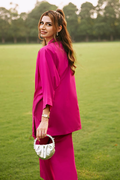 Vanya | Co Ords | CO-53 - Casual Dress - available at Maria Faisal in UK and USA.