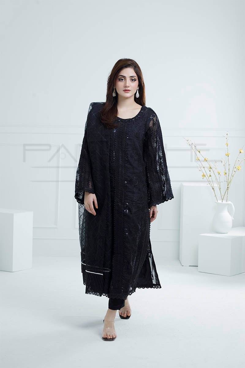 Panache | Pret | Black Radiance by Maria Faisal - Registered Vendor of : Panache By Mona - type : Ladies Clothes - 100% original wedding dresses