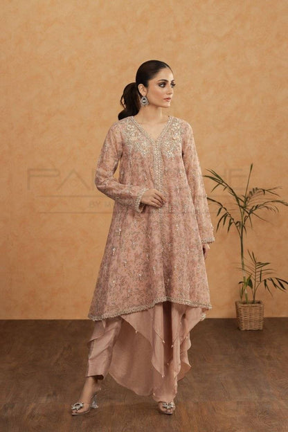 Panache | Pret | Pink Chai by Maria Faisal - Registered Vendor of : Panache By Mona - type : Ladies Clothes - 100% original wedding dresses