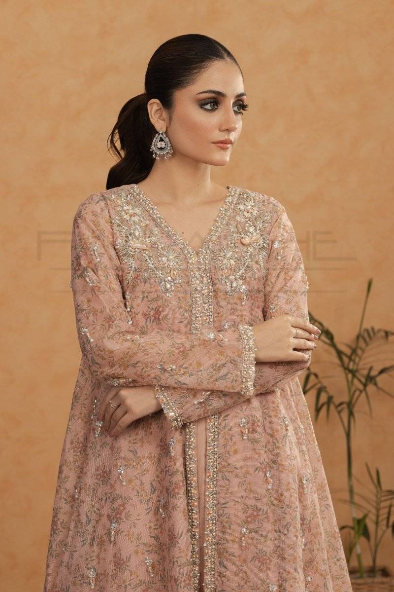 Panache | Pret | Pink Chai by Maria Faisal - Registered Vendor of : Panache By Mona - type : Ladies Clothes - 100% original wedding dresses