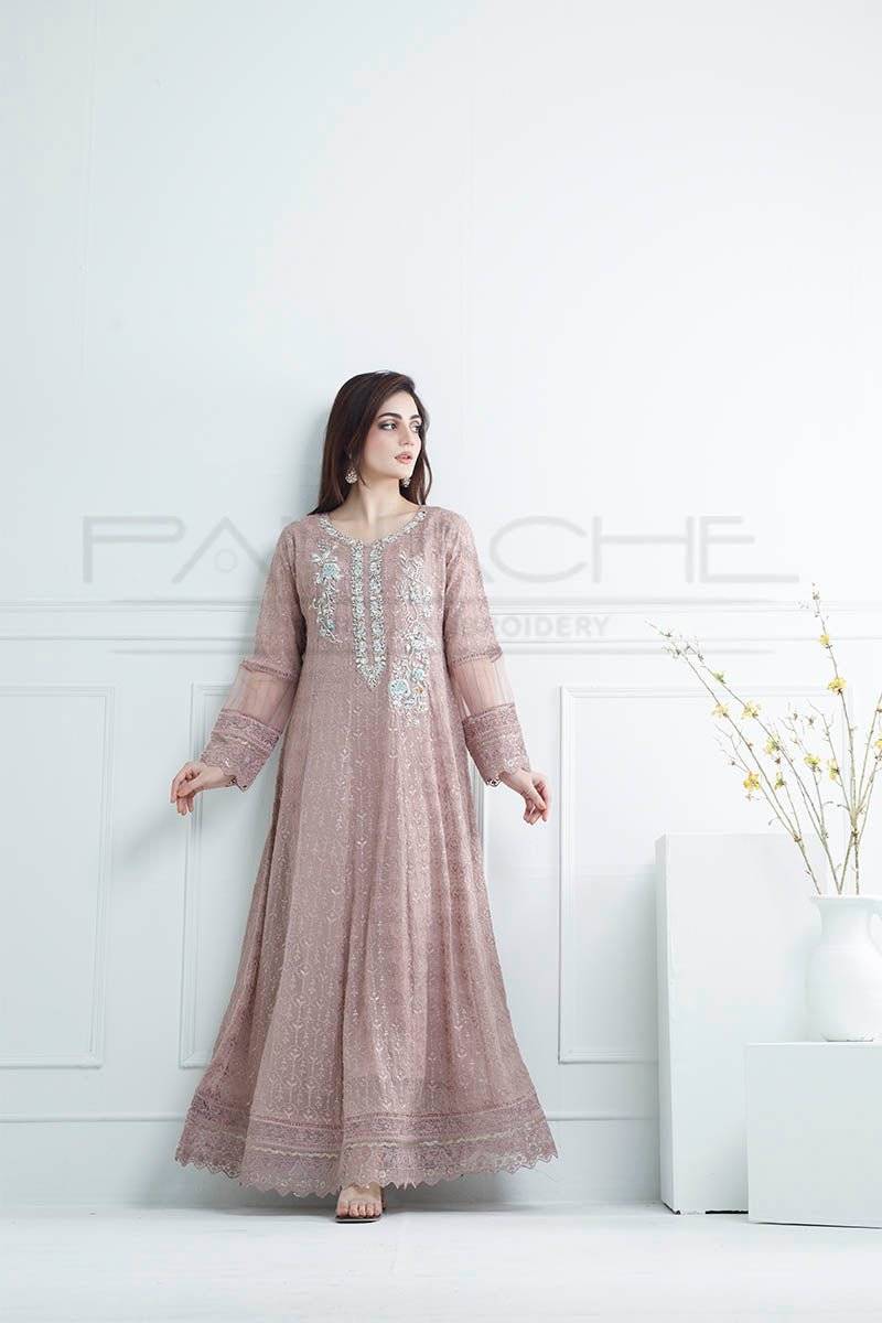 Panache | Pret | Dusty Rose Elegance by Maria Faisal - Registered Vendor of : Panache By Mona - type : Ladies Clothes - 100% original wedding dresses
