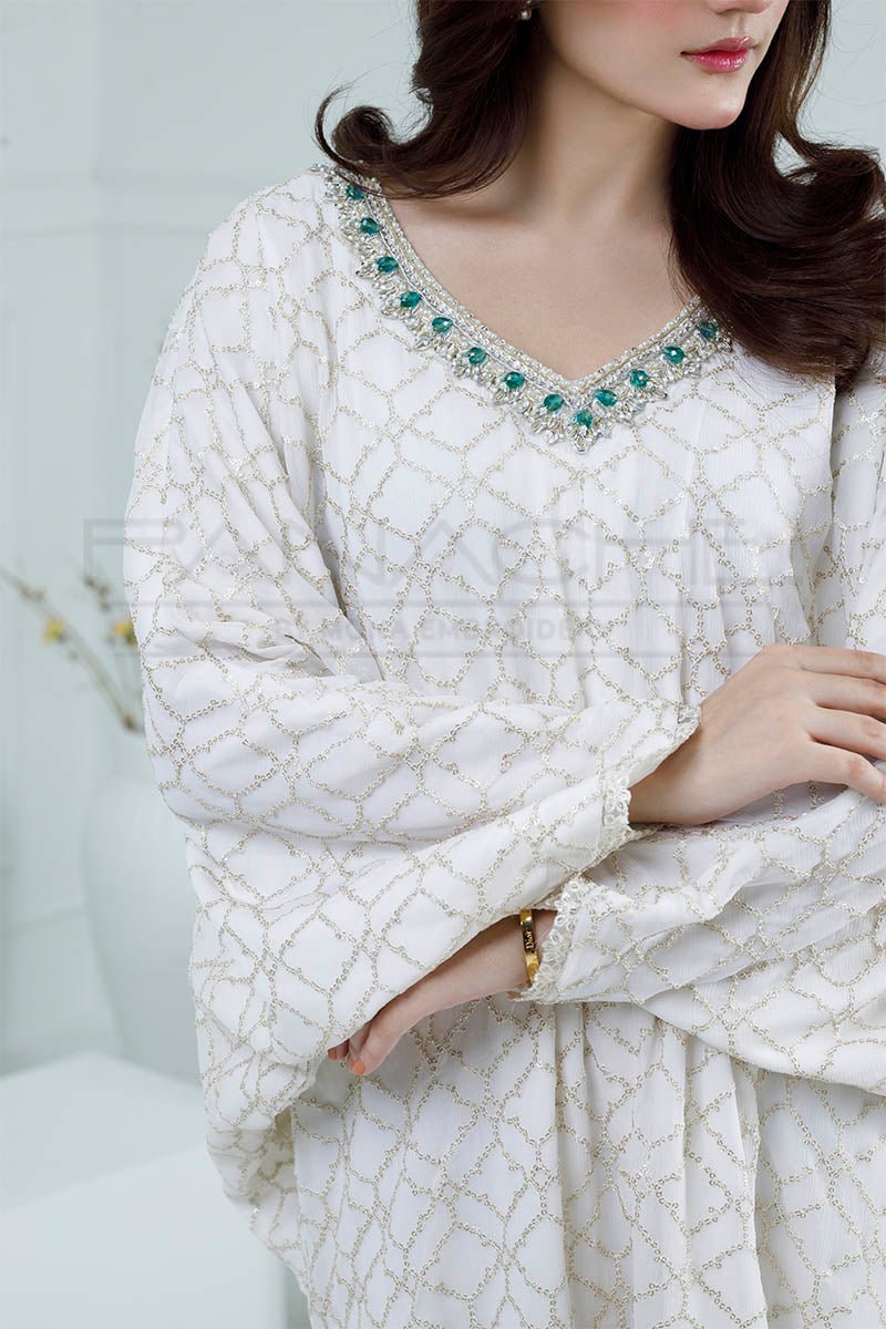 Panache | Pret | Vanilla` Silk by Maria Faisal - Registered Vendor of : Panache By Mona - type : Ladies Clothes - 100% original wedding dresses