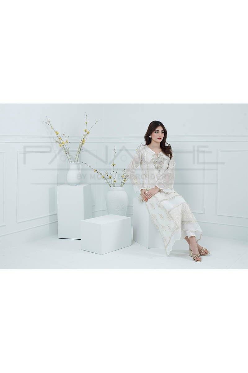 Panache | Pret | Ivory Mirage by Maria Faisal - Registered Vendor of : Panache By Mona - type : Ladies Clothes - 100% original wedding dresses